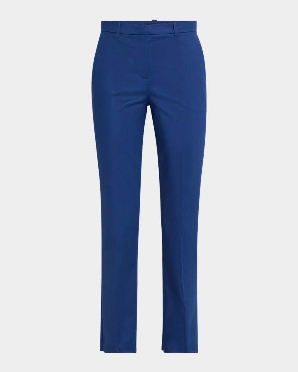Cotton Couture Cropped Slim Trousers